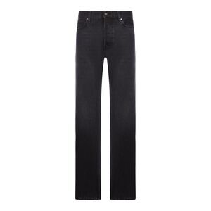 Haikure Men Blake Mid Black Jeans In Cotton Denim